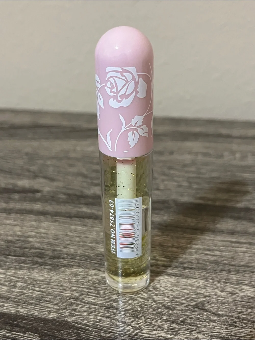 Pink Floral Lip Oil – Nourishing Moisture